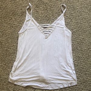 VS Pink White Tank